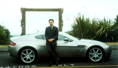 Jack Yan and Aston Martin V8 Vantage
