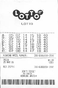 New NZ Lotto ticket